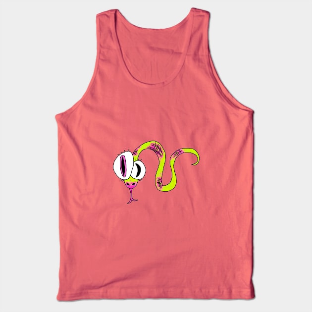 cute crazy snake Tank Top by MerryDee